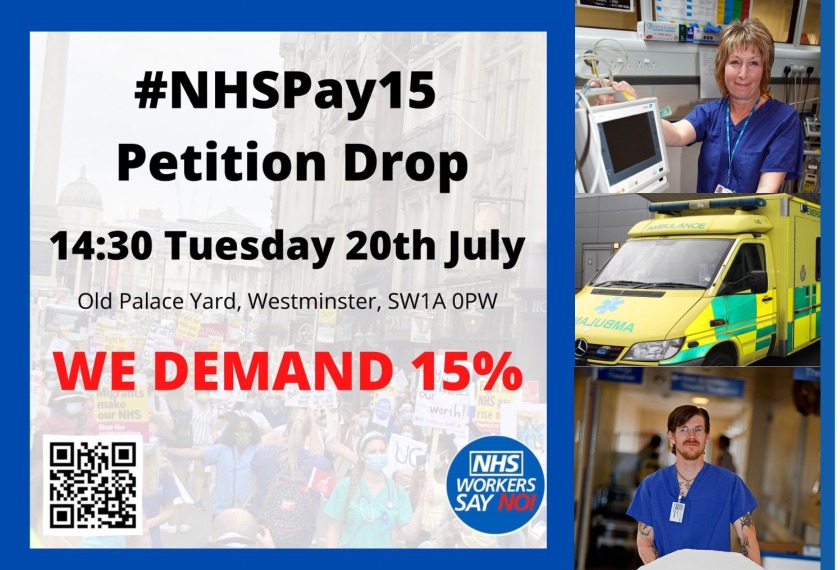 Grass Roots NHS campaigners will be making themselves heard today